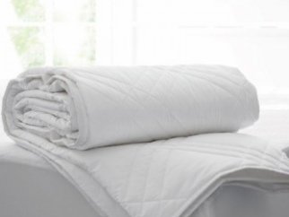 Pilota de pat 140/220 bumbac alb